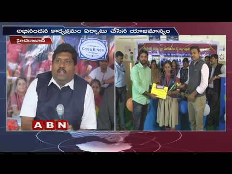 Sri Chaitanya Students Malaysia And Singapore Tour || Success Meet Held at Hyderabad || ABN Coverage